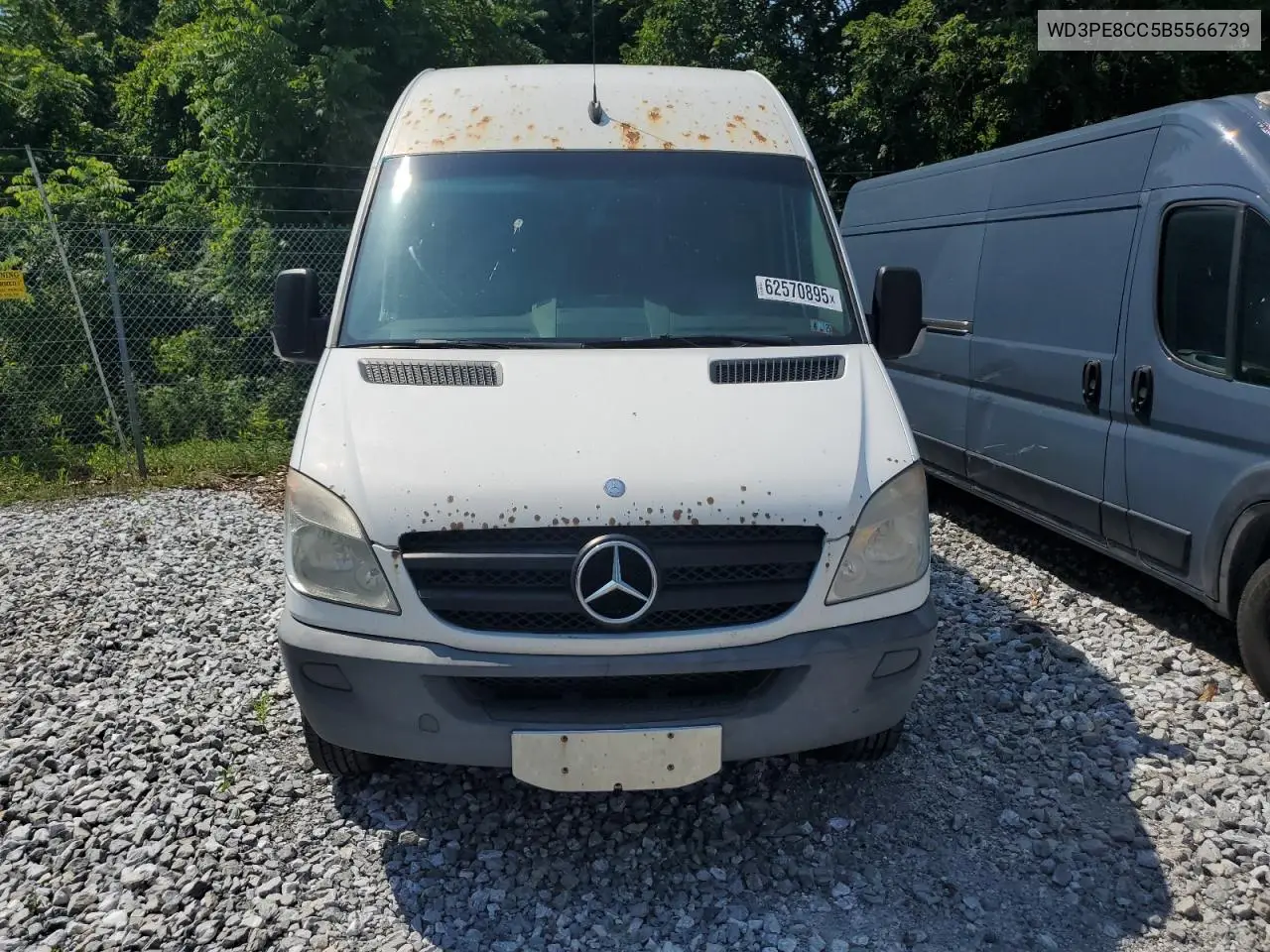 2011 Mercedes-Benz Sprinter 2500 VIN: WD3PE8CC5B5566739 Lot: 62570895