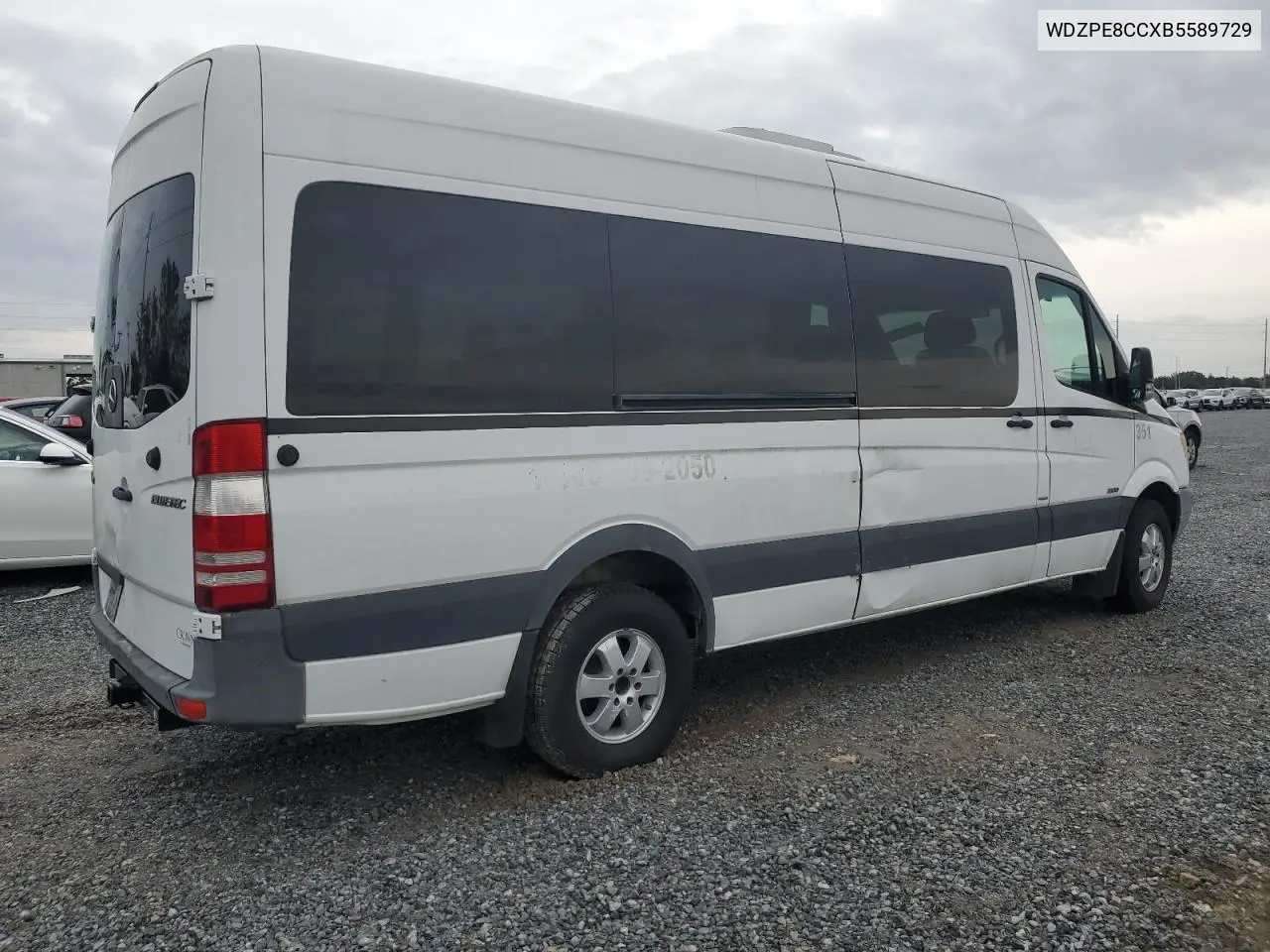 2011 Mercedes-Benz Sprinter 2500 VIN: WDZPE8CCXB5589729 Lot: 81357074