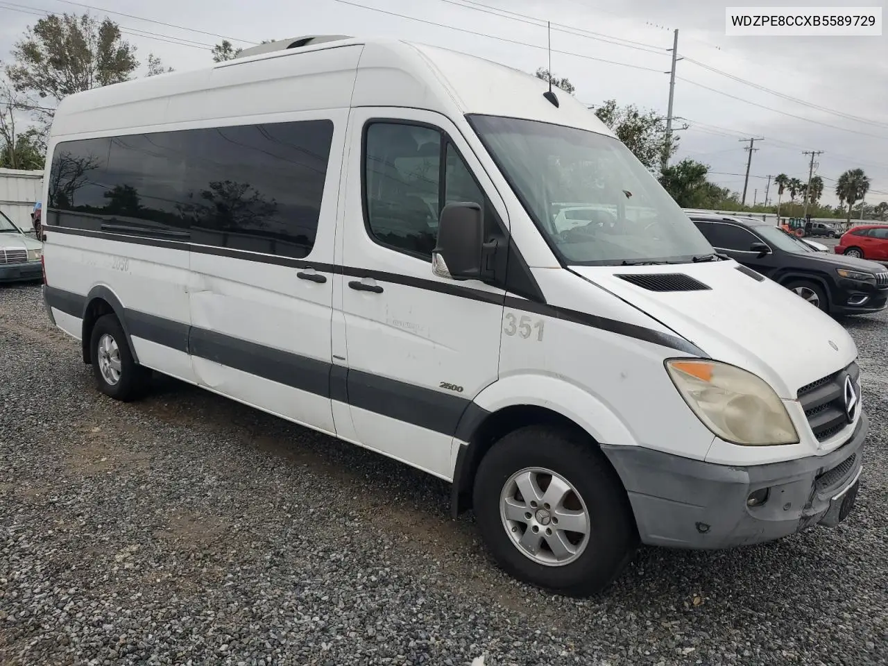 2011 Mercedes-Benz Sprinter 2500 VIN: WDZPE8CCXB5589729 Lot: 81357074