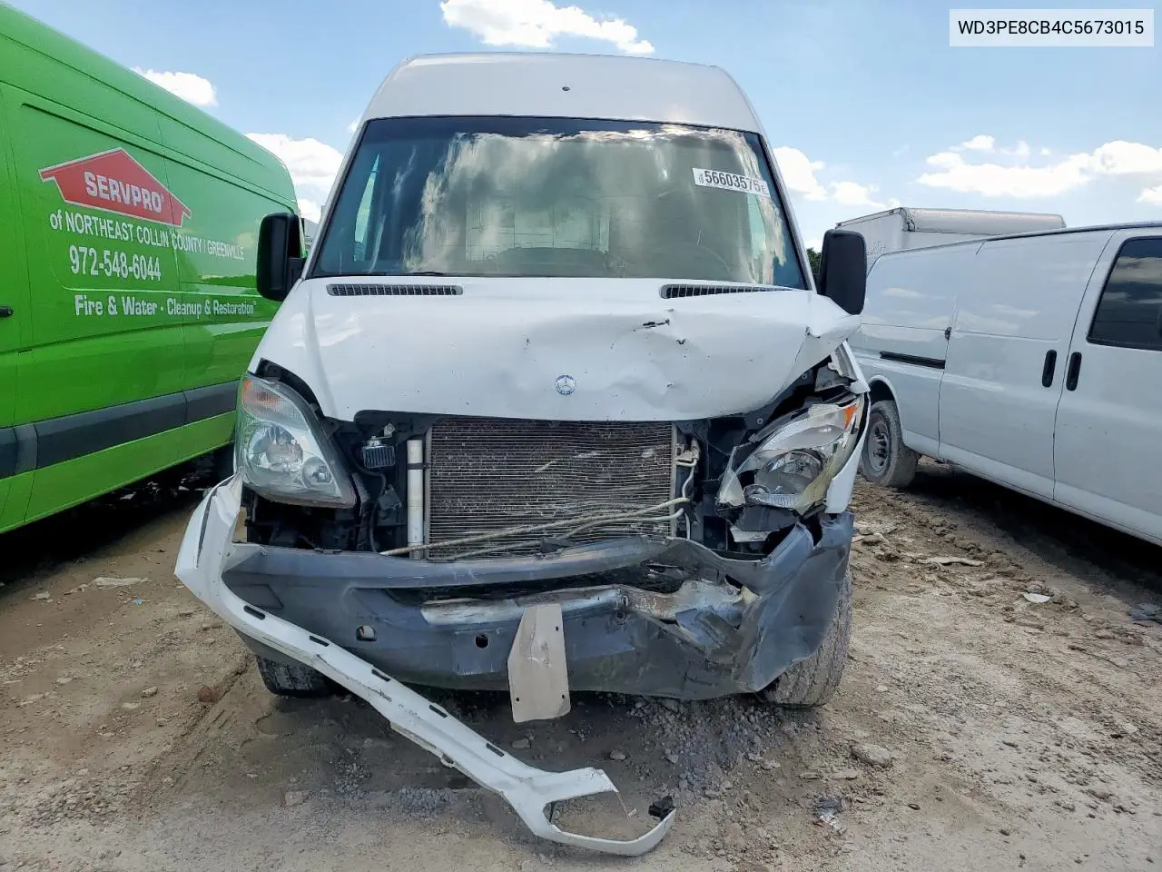 2012 Mercedes-Benz Sprinter 2500 VIN: WD3PE8CB4C5673015 Lot: 56603575