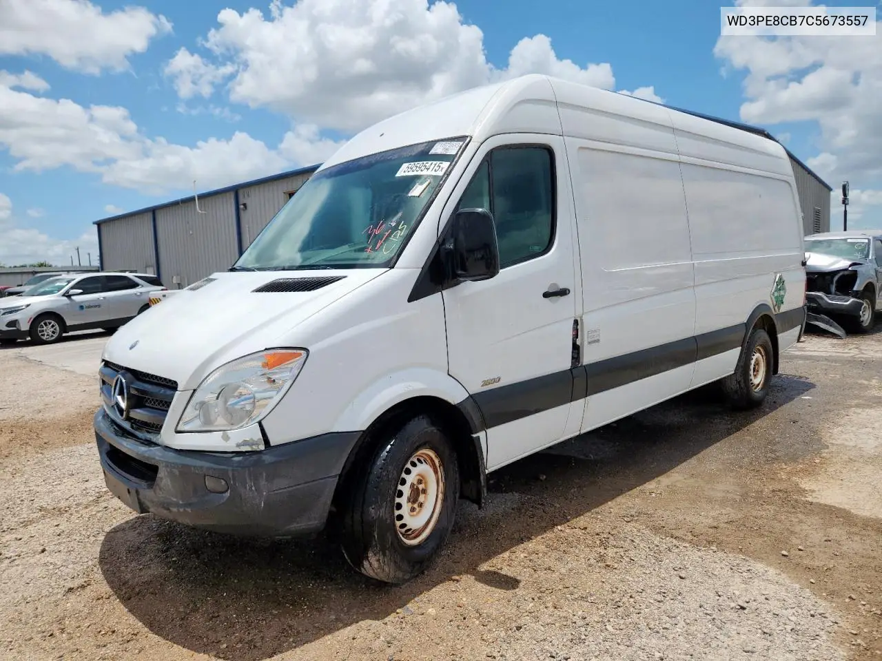 2012 Mercedes-Benz Sprinter 2500 VIN: WD3PE8CB7C5673557 Lot: 59595415