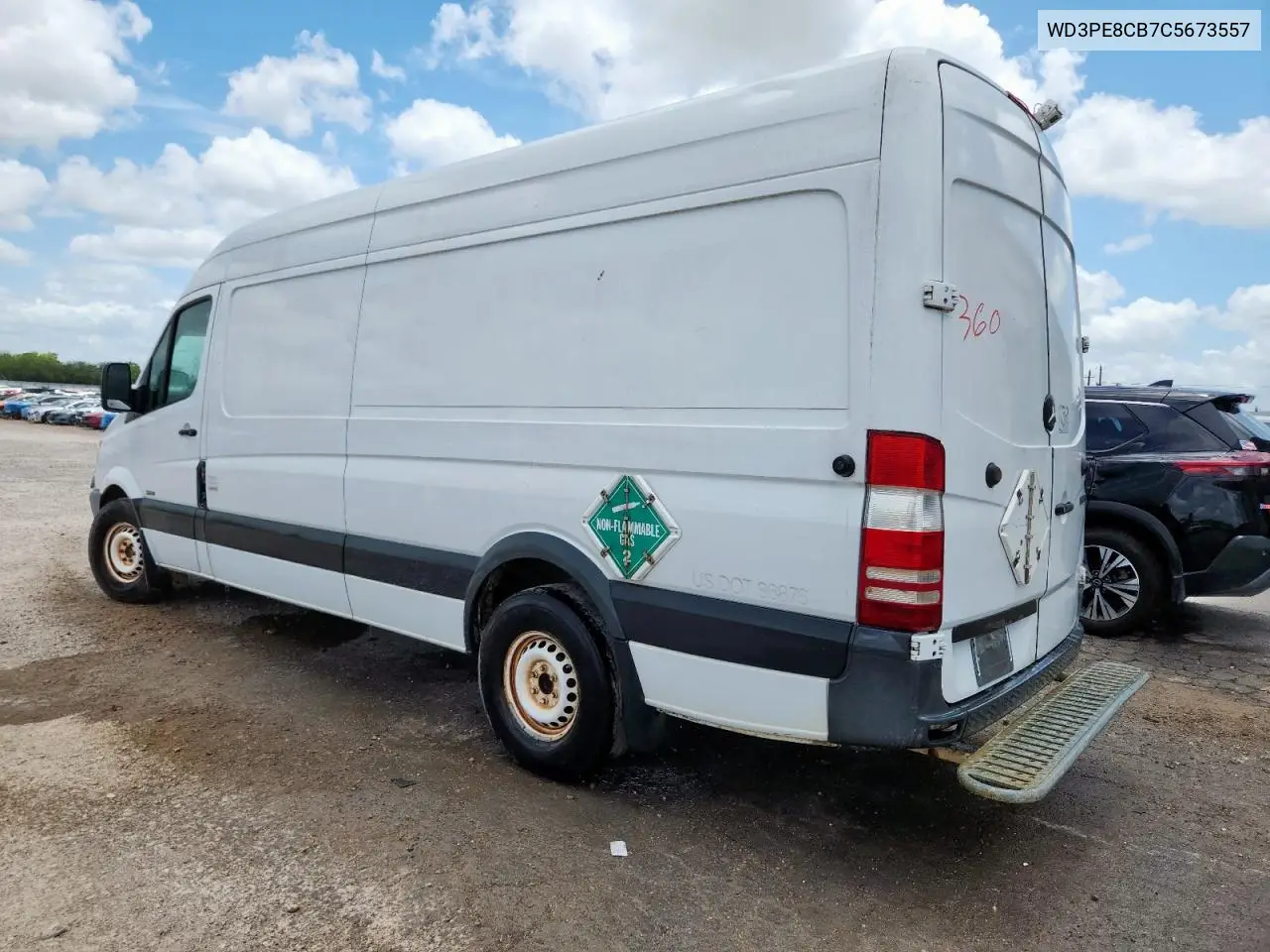 2012 Mercedes-Benz Sprinter 2500 VIN: WD3PE8CB7C5673557 Lot: 59595415