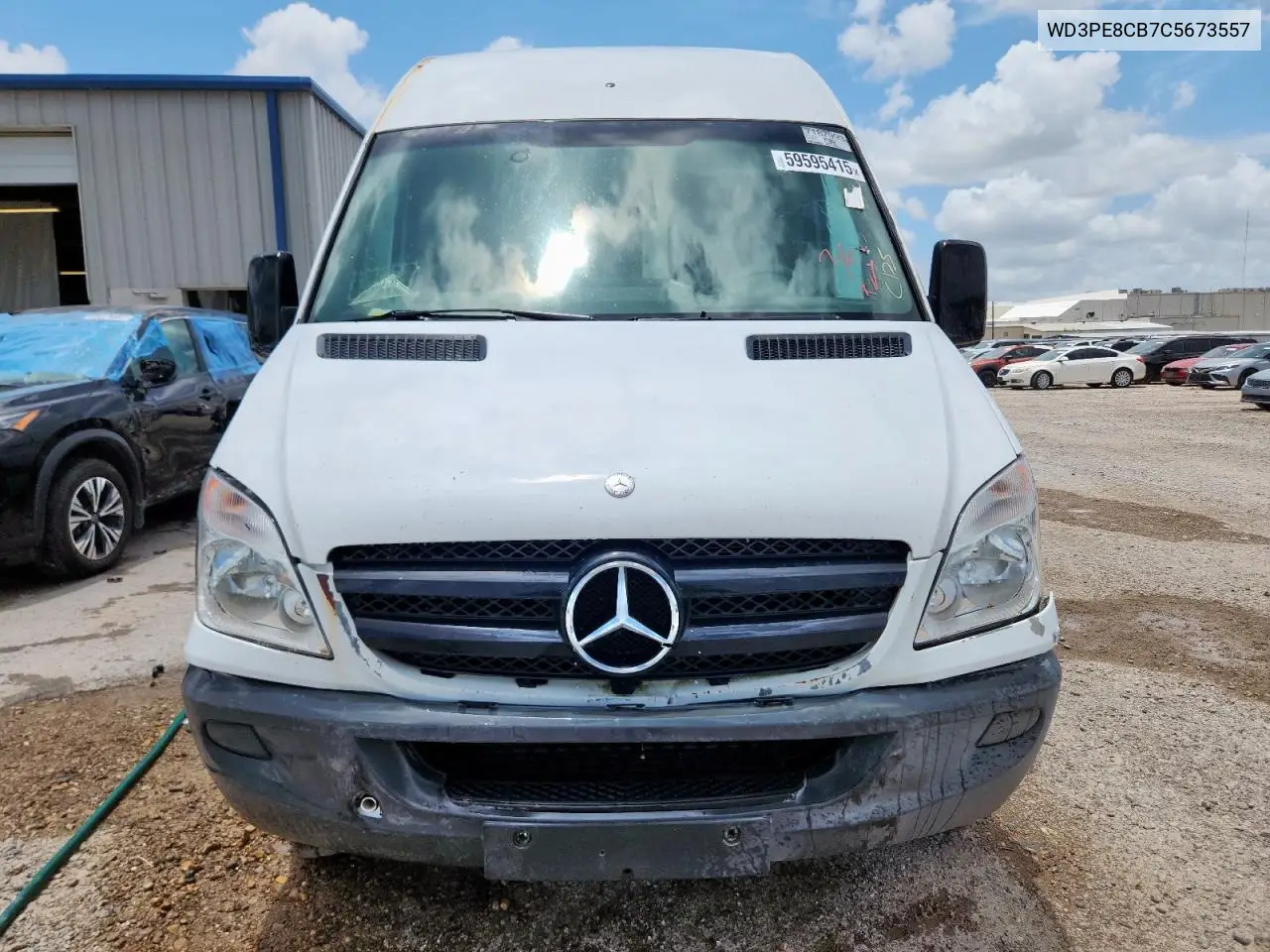 2012 Mercedes-Benz Sprinter 2500 VIN: WD3PE8CB7C5673557 Lot: 59595415