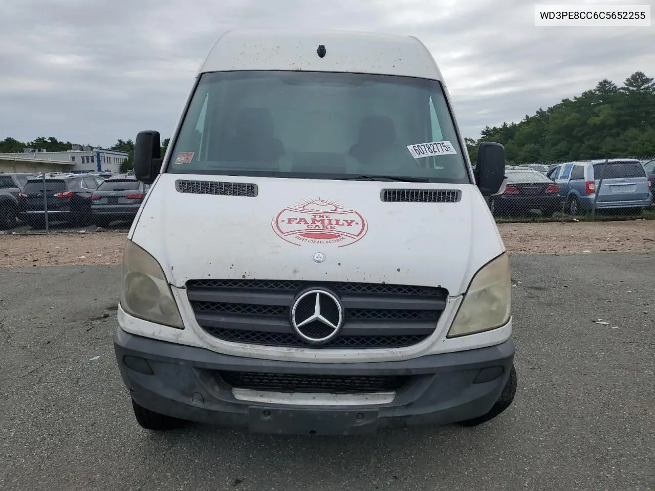 2012 Mercedes-Benz Sprinter 2500 VIN: WD3PE8CC6C5652255 Lot: 60782775