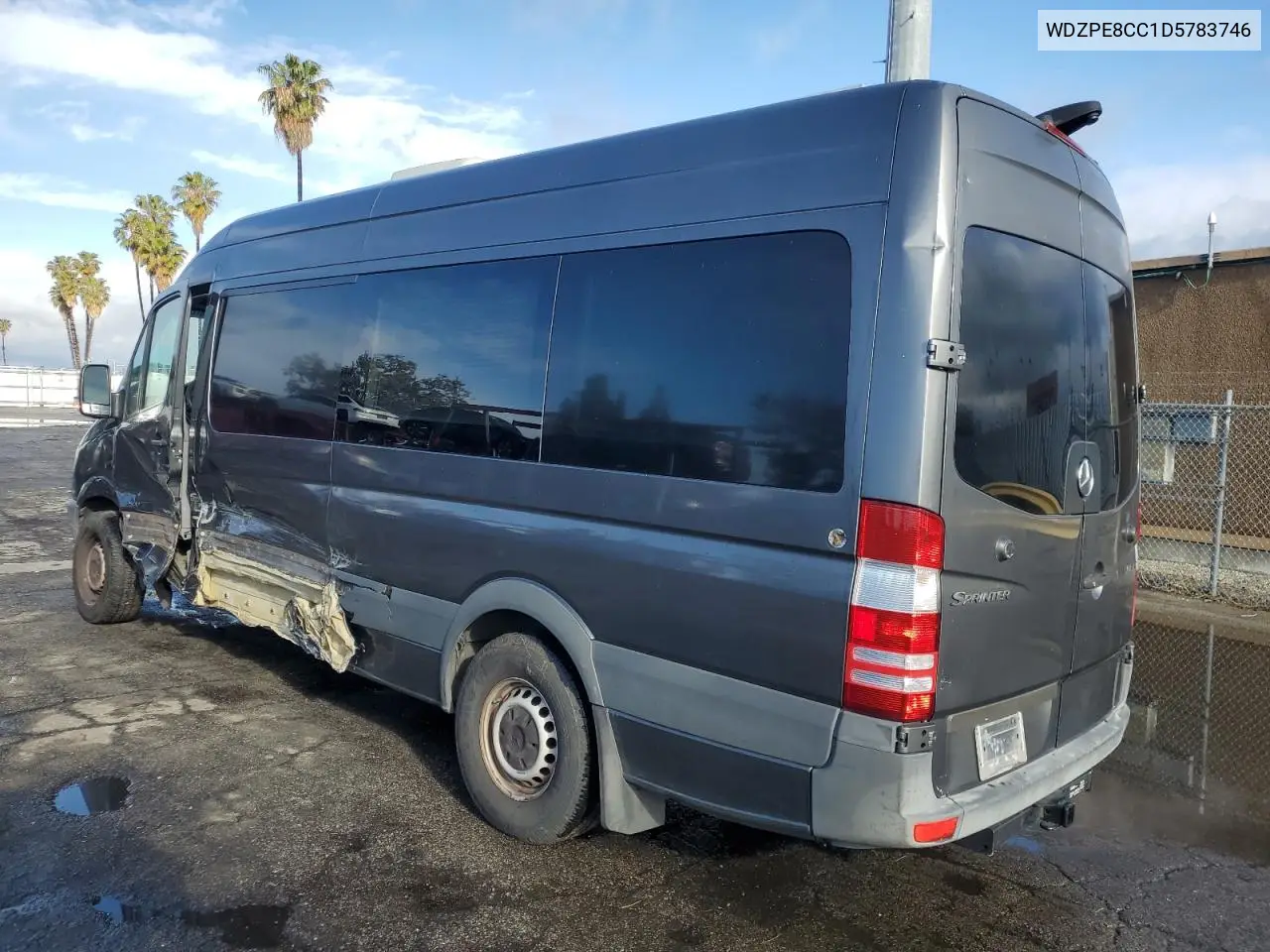 2013 Mercedes-Benz Sprinter 2500 VIN: WDZPE8CC1D5783746 Lot: 48722135