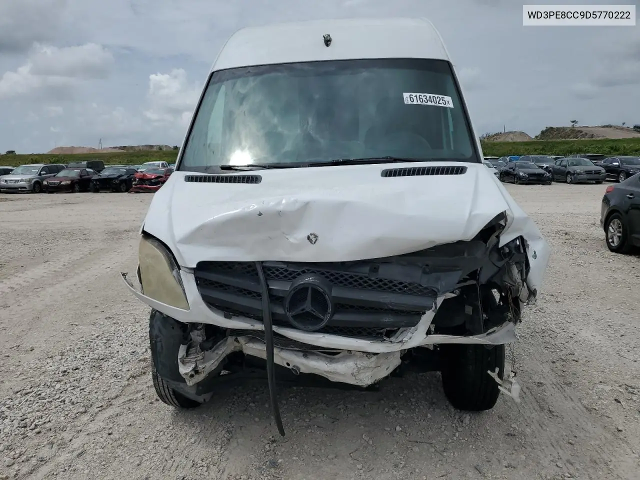 2013 Mercedes-Benz Sprinter 2500 VIN: WD3PE8CC9D5770222 Lot: 61634025