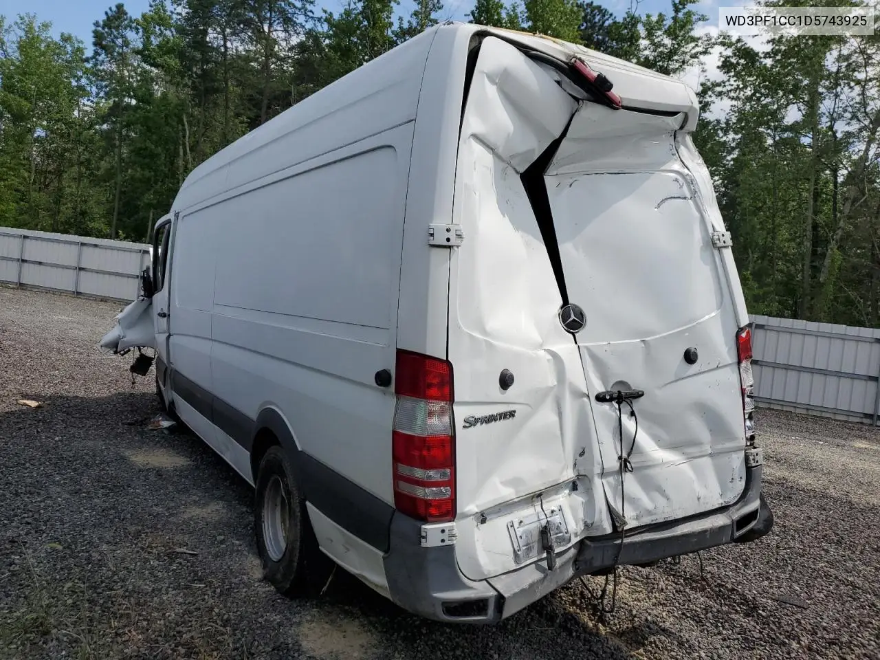 2013 Mercedes-Benz Sprinter 3500 VIN: WD3PF1CC1D5743925 Lot: 62390355