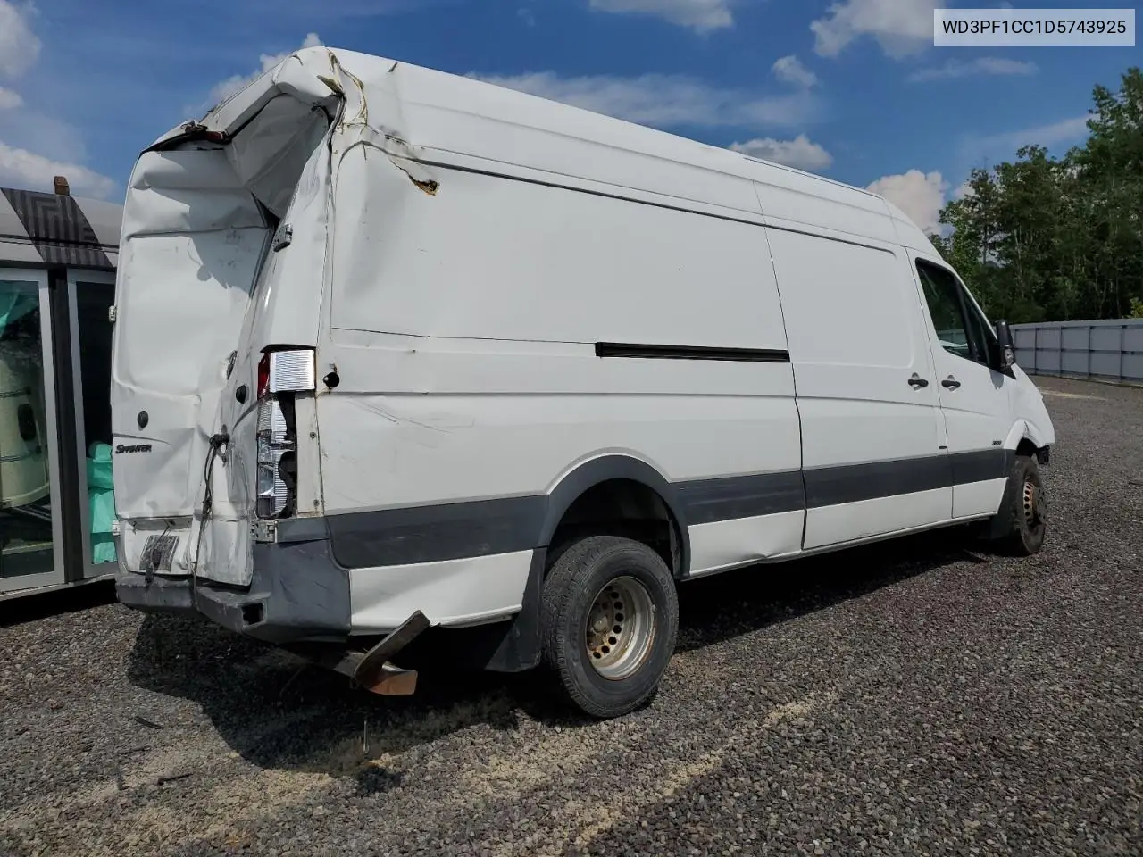 2013 Mercedes-Benz Sprinter 3500 VIN: WD3PF1CC1D5743925 Lot: 62390355