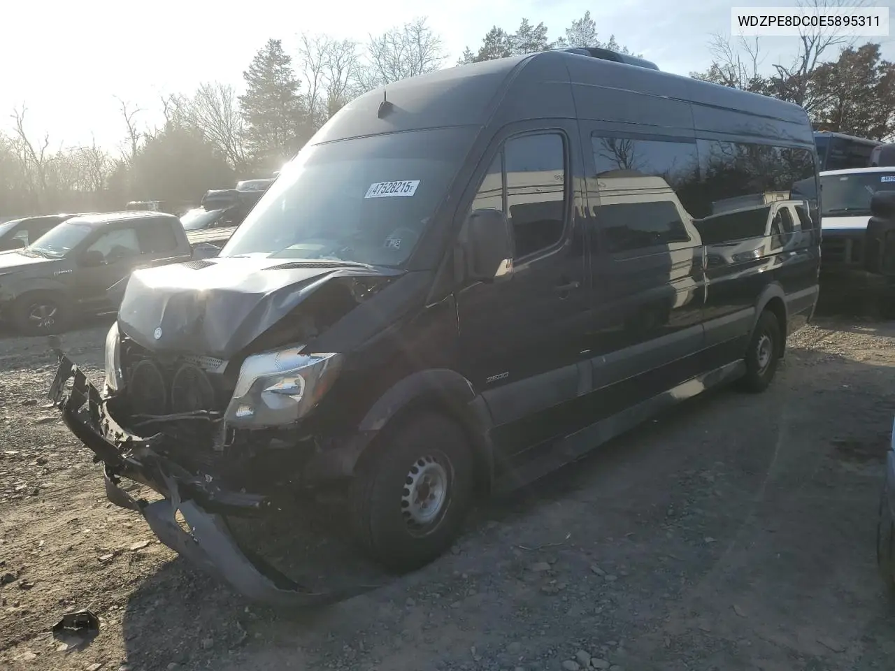 2014 Mercedes-Benz Sprinter 2500 VIN: WDZPE8DC0E5895311 Lot: 47528215