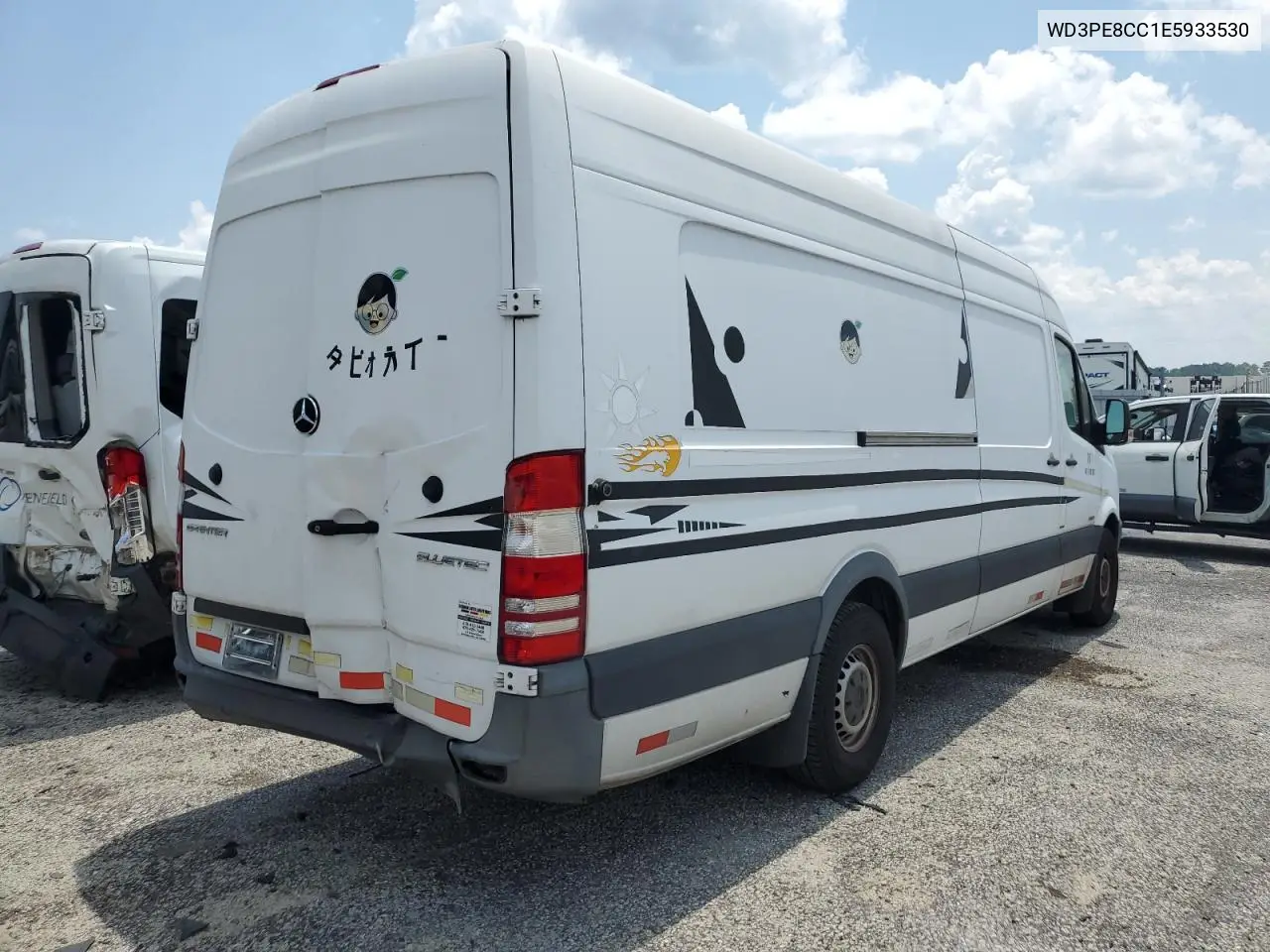 2014 Mercedes-Benz Sprinter 2500 VIN: WD3PE8CC1E5933530 Lot: 61326525