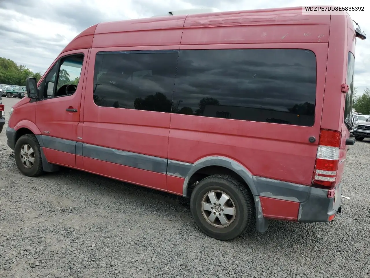 2014 Mercedes-Benz Sprinter 2500 VIN: WDZPE7DD8E5835392 Lot: 62548535