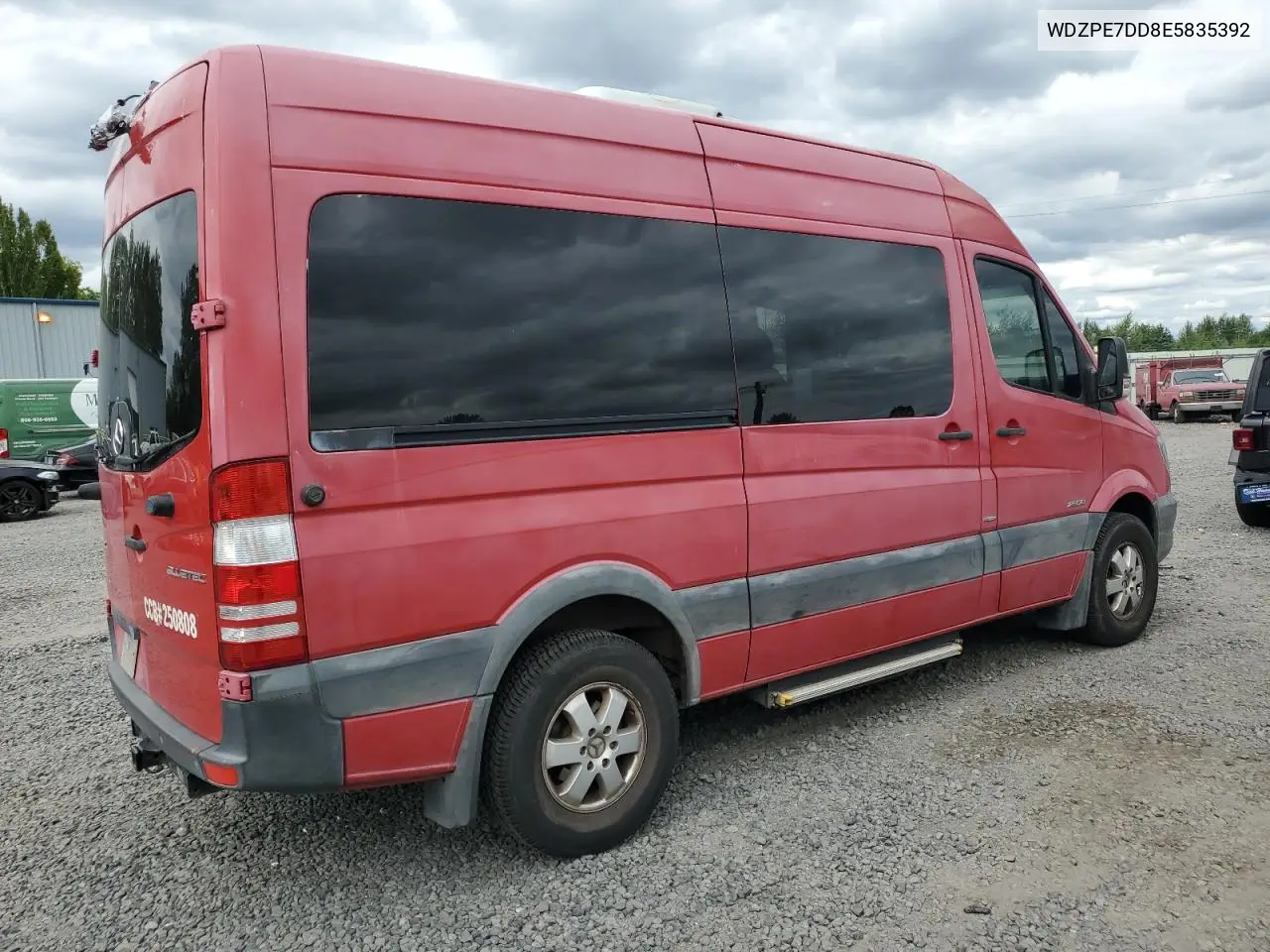 2014 Mercedes-Benz Sprinter 2500 VIN: WDZPE7DD8E5835392 Lot: 62548535
