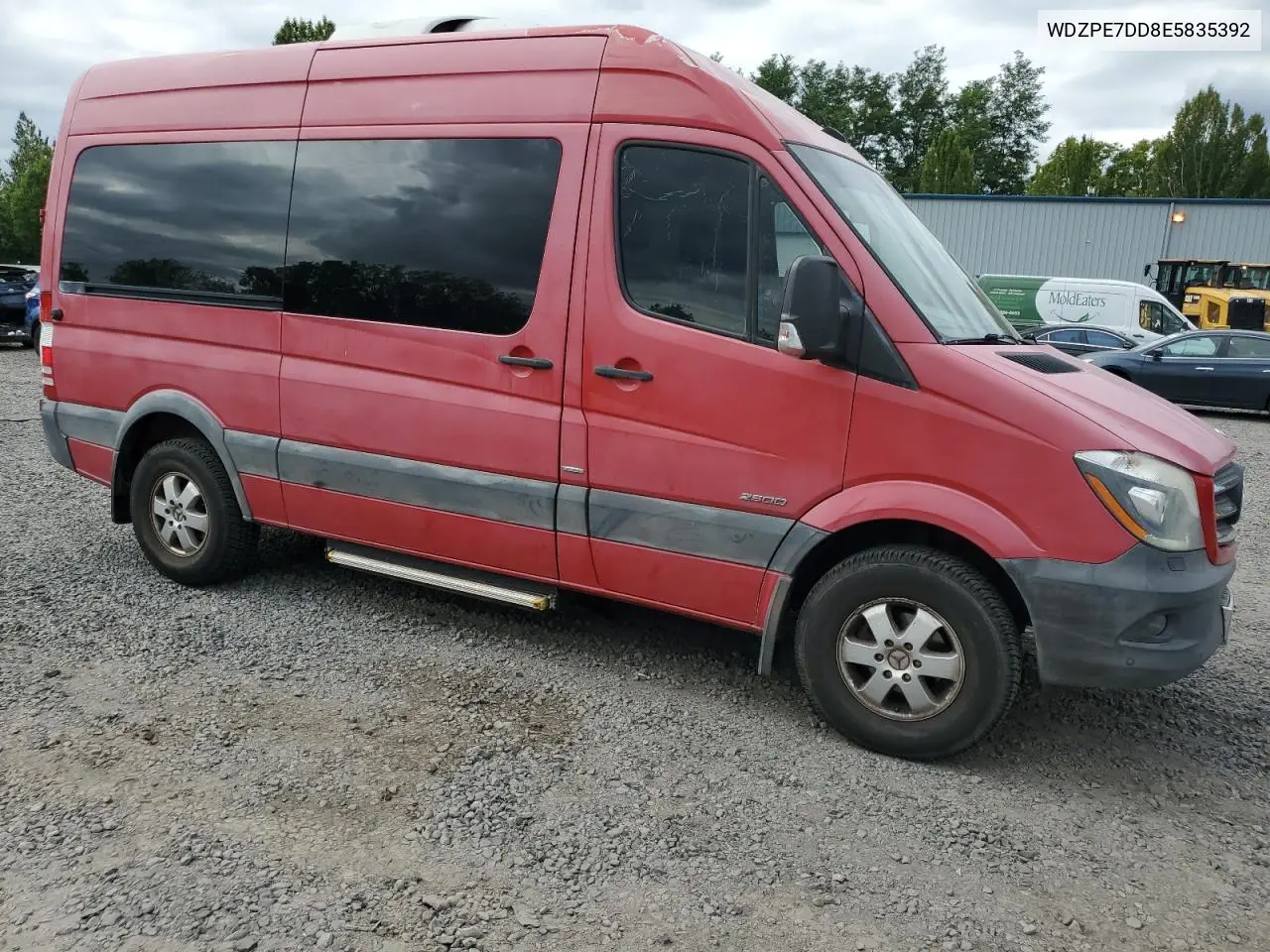 2014 Mercedes-Benz Sprinter 2500 VIN: WDZPE7DD8E5835392 Lot: 62548535