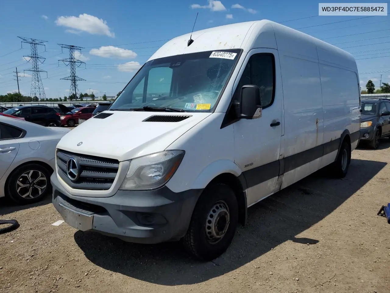 2014 Mercedes-Benz Sprinter 3500 VIN: WD3PF4DC7E5885472 Lot: 63040375