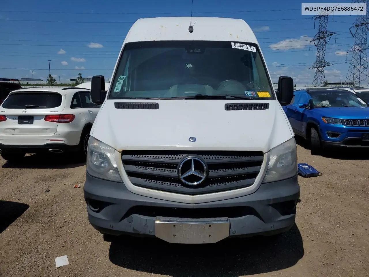 2014 Mercedes-Benz Sprinter 3500 VIN: WD3PF4DC7E5885472 Lot: 63040375