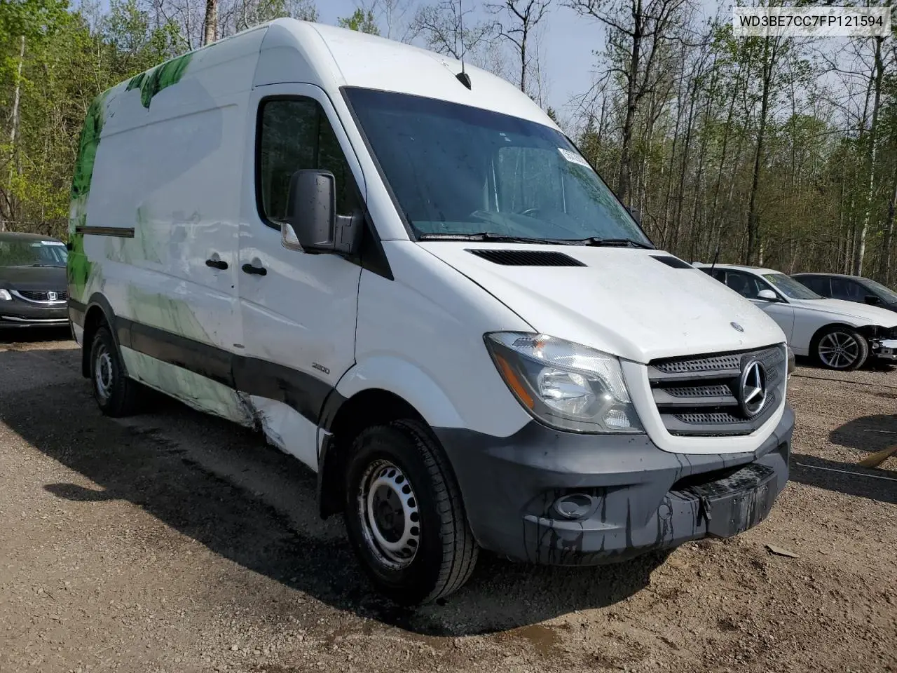 2015 Mercedes-Benz Sprinter 2500 VIN: WD3BE7CC7FP121594 Lot: 55728835