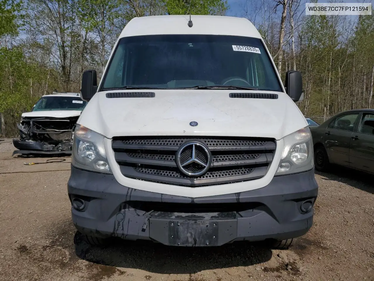 2015 Mercedes-Benz Sprinter 2500 VIN: WD3BE7CC7FP121594 Lot: 55728835