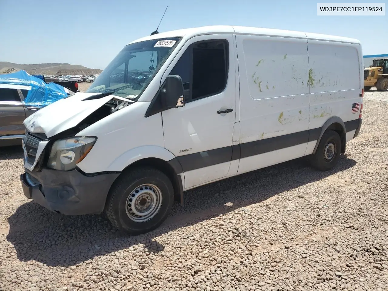 2015 Mercedes-Benz Sprinter 2500 VIN: WD3PE7CC1FP119524 Lot: 56027675