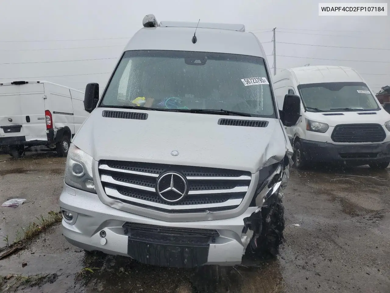 2015 Mercedes-Benz Sprinter 3500 VIN: WDAPF4CD2FP107184 Lot: 56723795