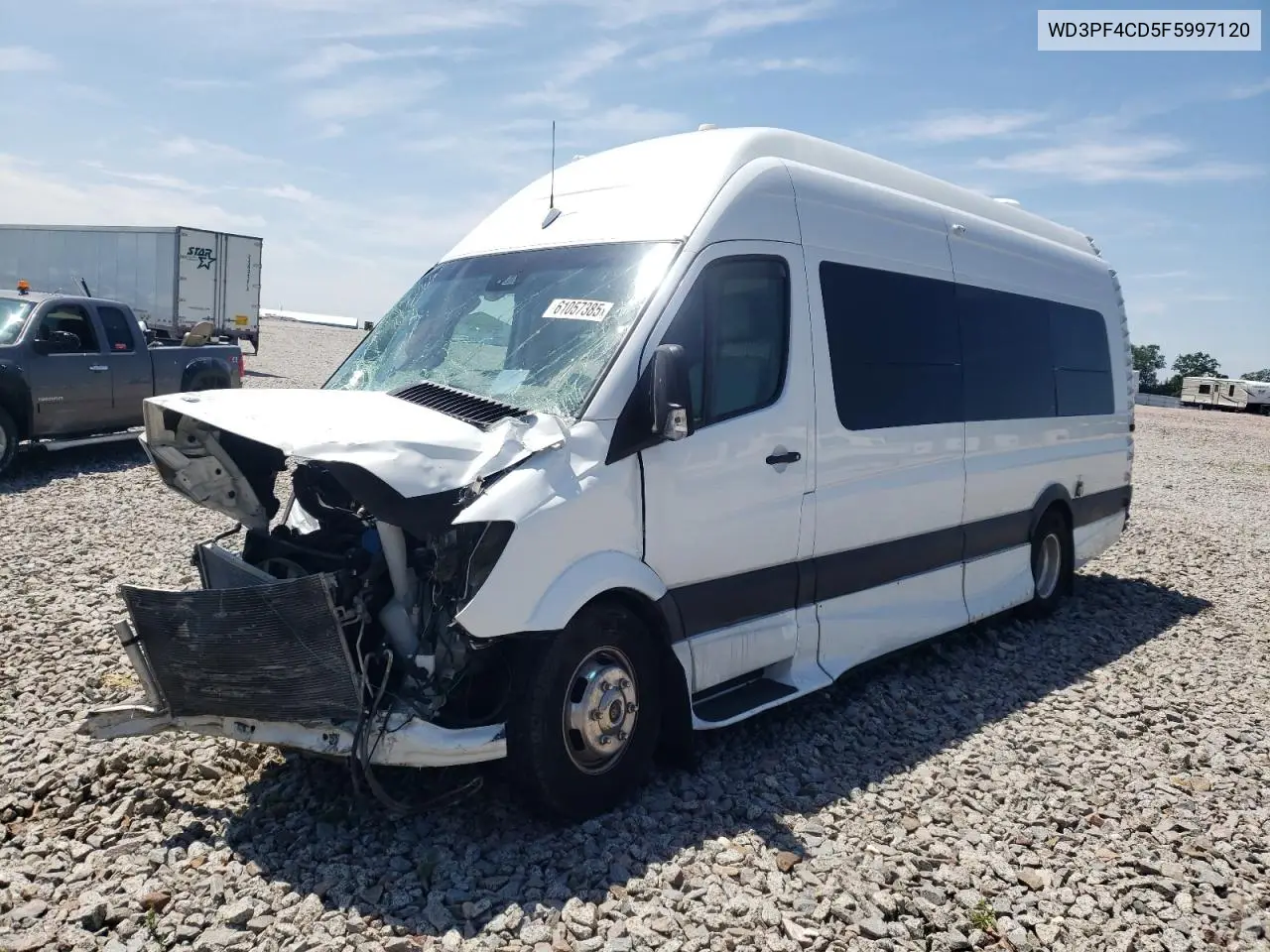 2015 Mercedes-Benz Sprinter 3500 VIN: WD3PF4CD5F5997120 Lot: 61057385