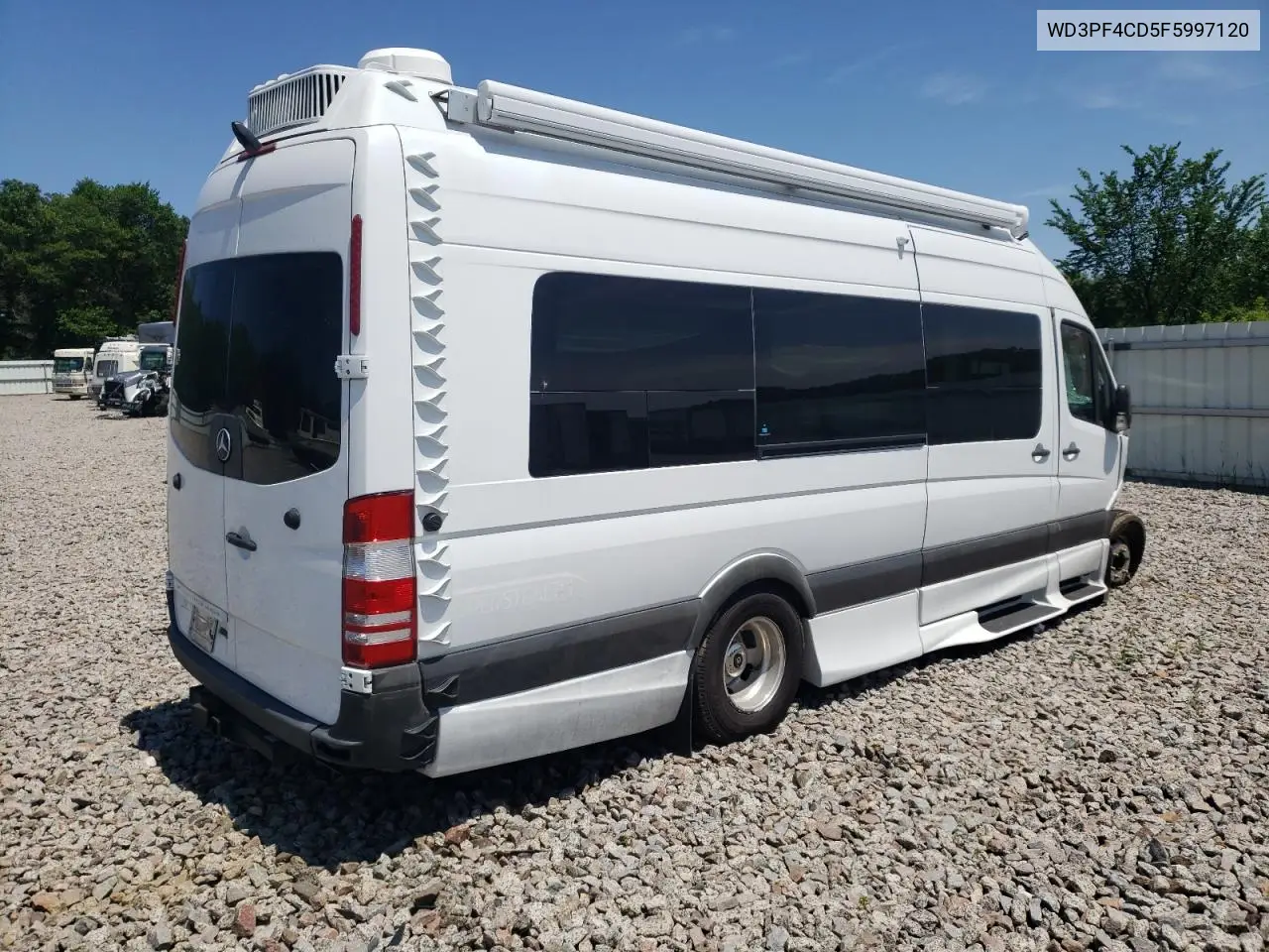 2015 Mercedes-Benz Sprinter 3500 VIN: WD3PF4CD5F5997120 Lot: 61057385