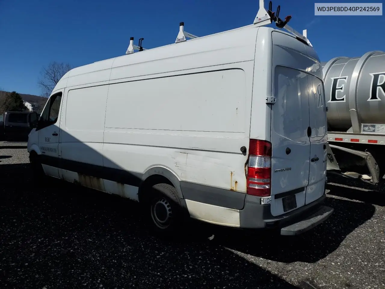2016 Mercedes-Benz Sprinter 2500 VIN: WD3PE8DD4GP242569 Lot: 50219045