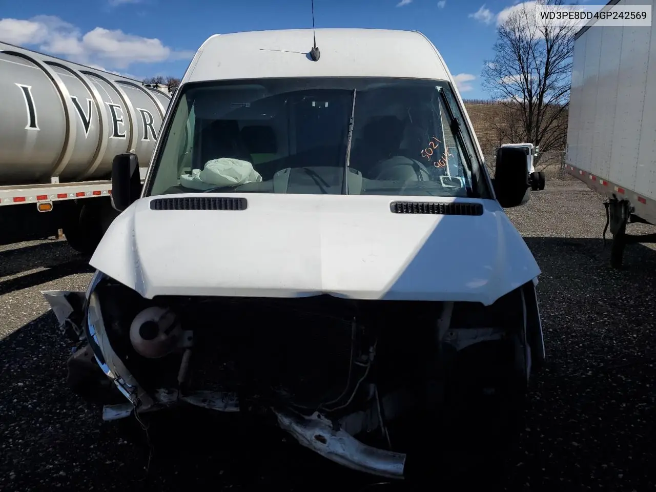 2016 Mercedes-Benz Sprinter 2500 VIN: WD3PE8DD4GP242569 Lot: 50219045