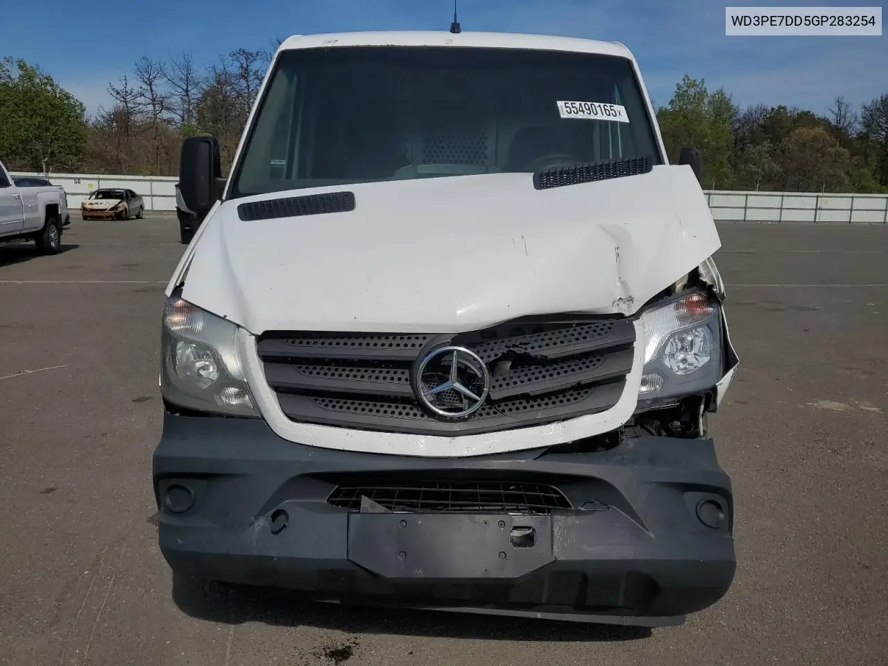 2016 Mercedes-Benz Sprinter 2500 VIN: WD3PE7DD5GP283254 Lot: 55490165