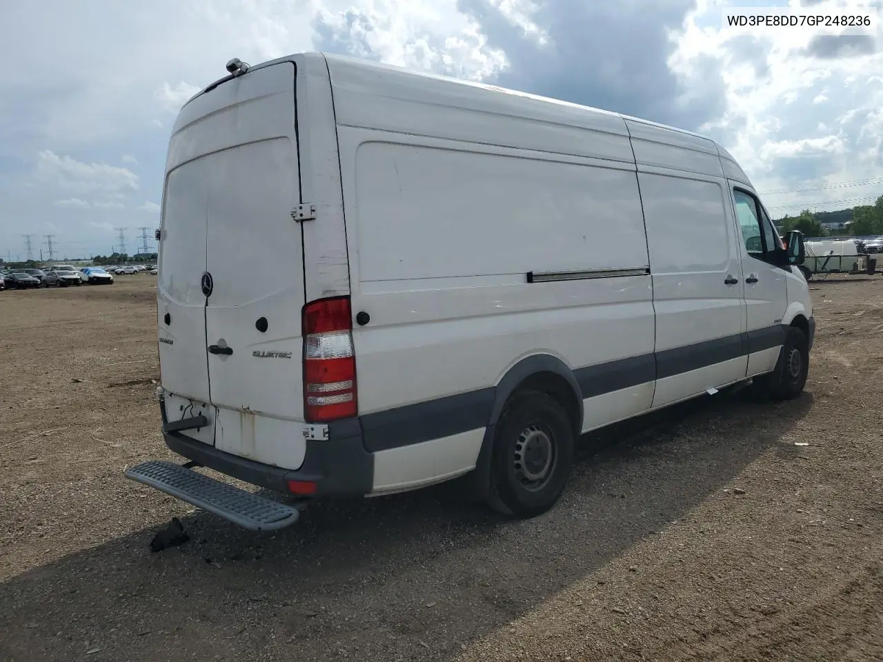 2016 Mercedes-Benz Sprinter 2500 VIN: WD3PE8DD7GP248236 Lot: 62380075