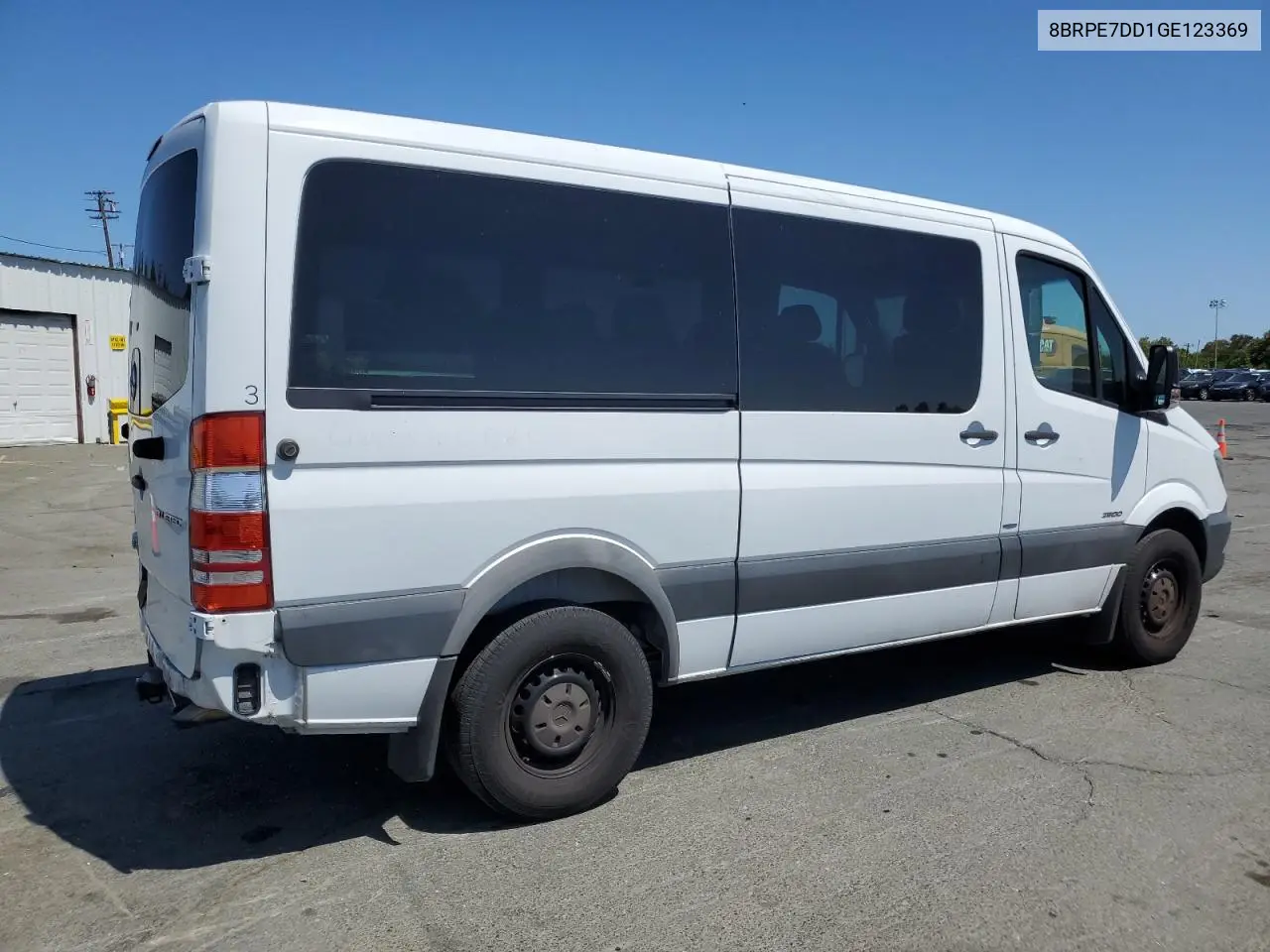 2016 Mercedes-Benz Sprinter 2500 VIN: 8BRPE7DD1GE123369 Lot: 62710835