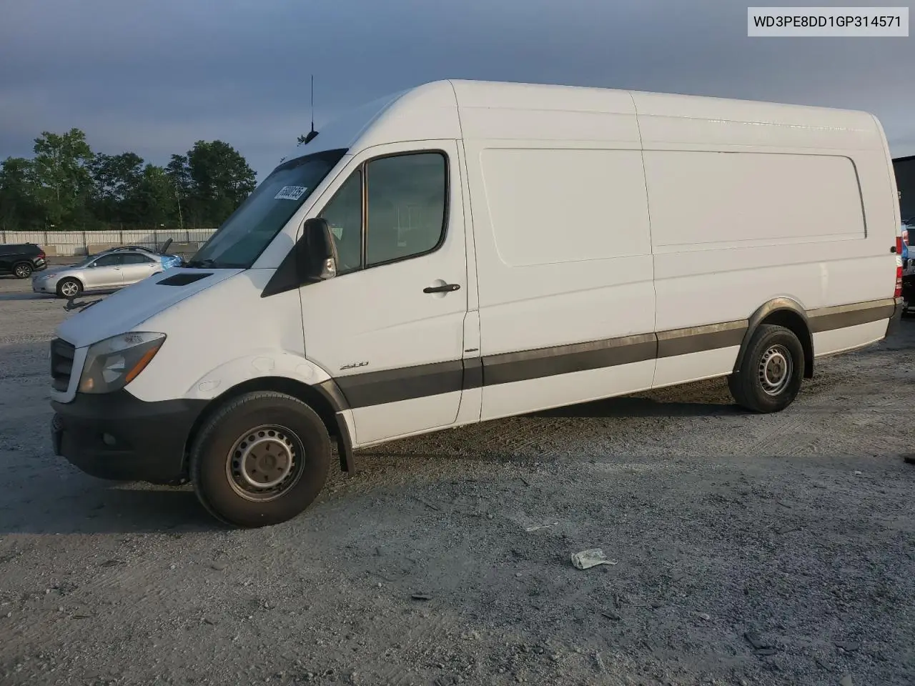2016 Mercedes-Benz Sprinter 2500 VIN: WD3PE8DD1GP314571 Lot: 65000135