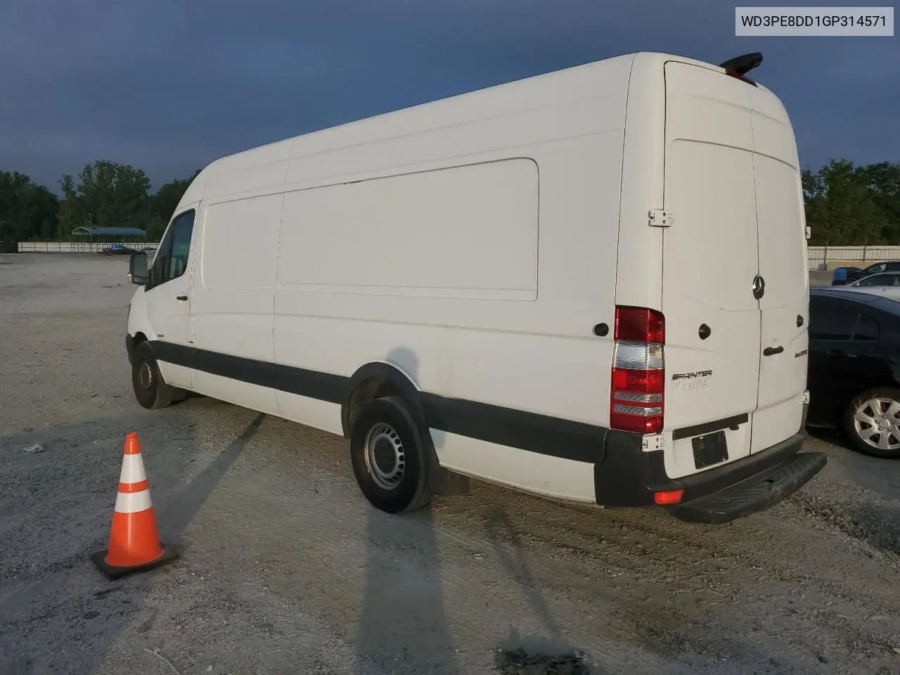 2016 Mercedes-Benz Sprinter 2500 VIN: WD3PE8DD1GP314571 Lot: 65000135