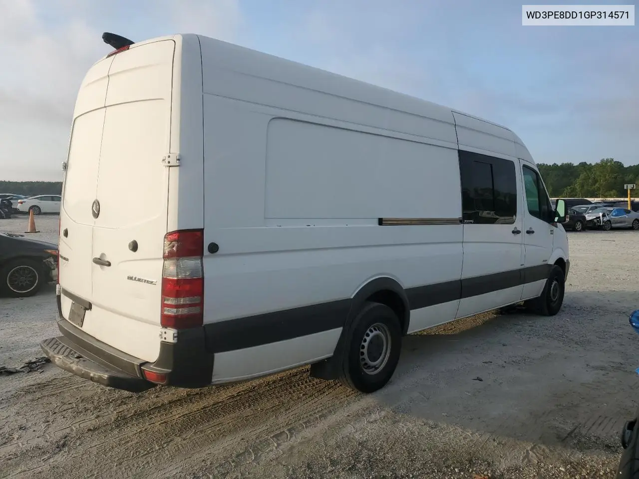 2016 Mercedes-Benz Sprinter 2500 VIN: WD3PE8DD1GP314571 Lot: 65000135