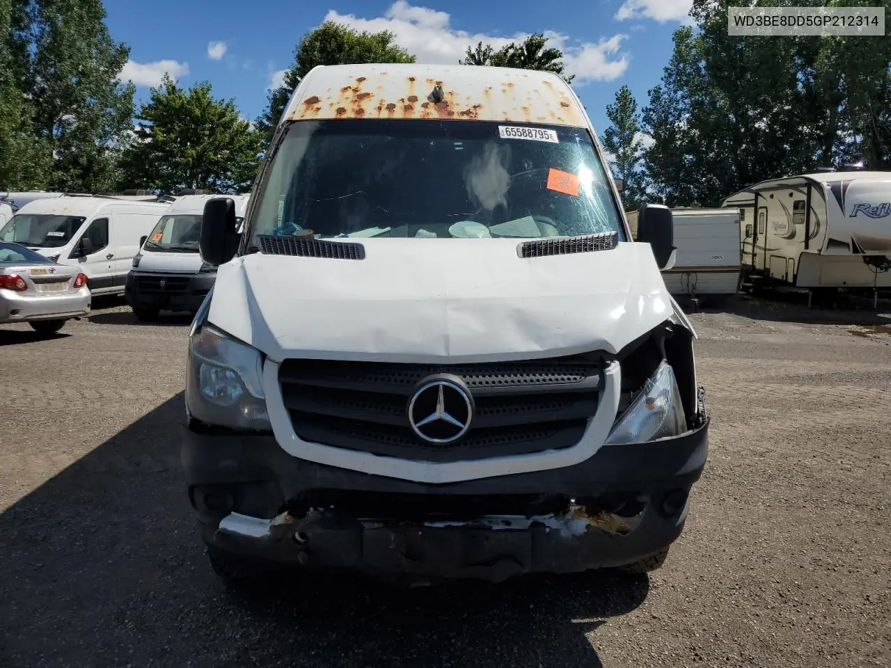 2016 Mercedes-Benz Sprinter 2500 VIN: WD3BE8DD5GP212314 Lot: 65588795