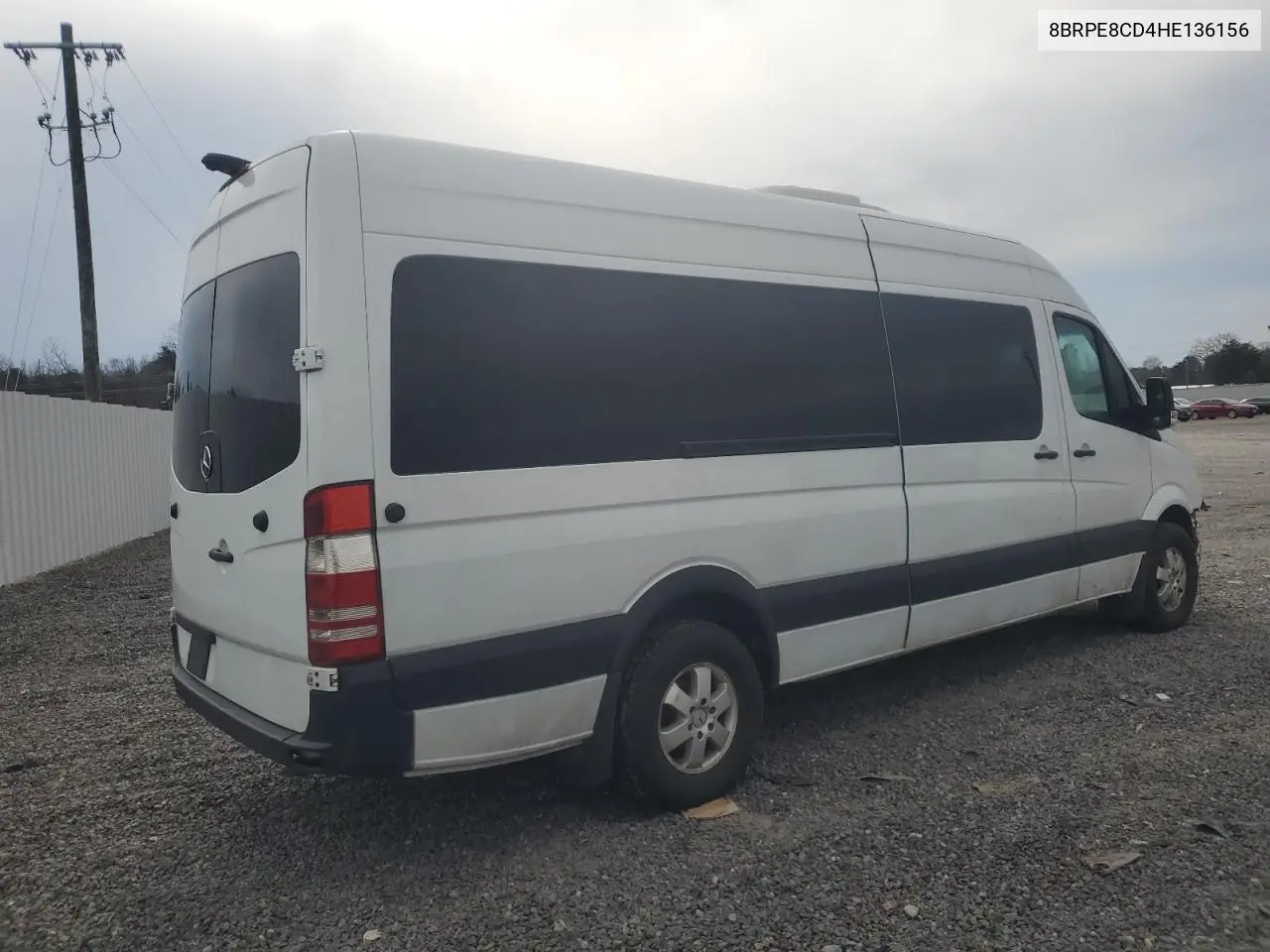 2017 Mercedes-Benz Sprinter 2500 VIN: 8BRPE8CD4HE136156 Lot: 46606775