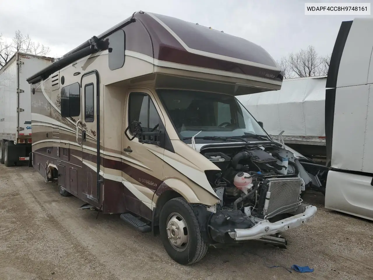 2017 Mercedes-Benz Sprinter 3500 VIN: WDAPF4CC8H9748161 Lot: 49803255