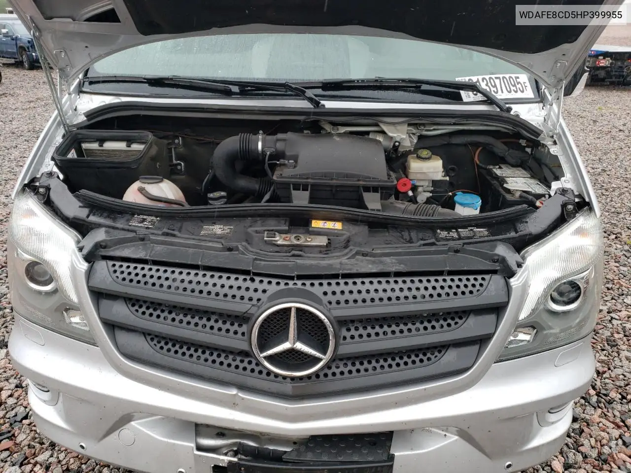 2017 Mercedes-Benz Sprinter 2500 VIN: WDAFE8CD5HP399955 Lot: 61397095