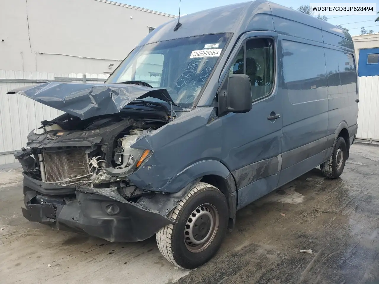 2018 Mercedes-Benz Sprinter 2500 VIN: WD3PE7CD8JP628494 Lot: 46699085