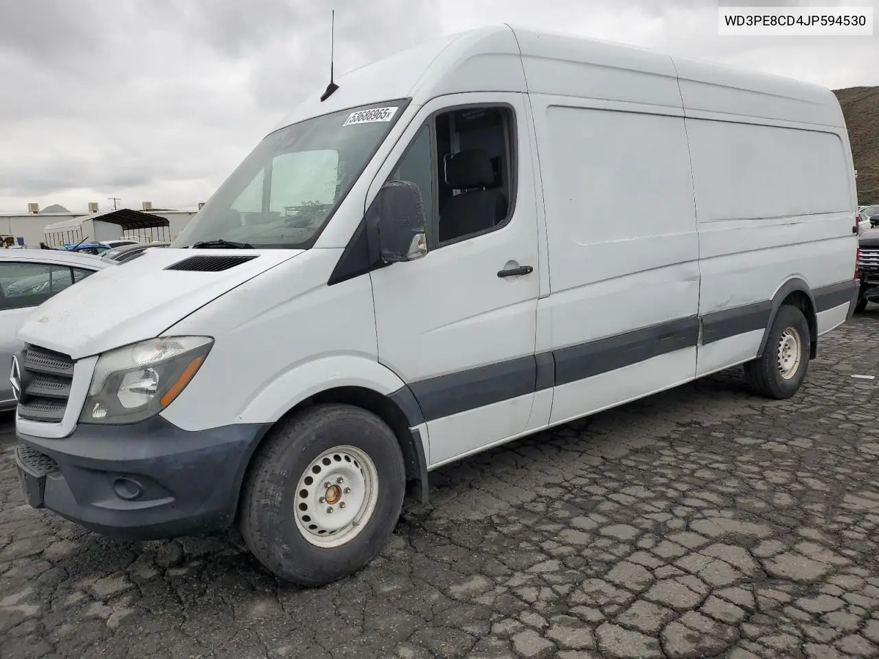 2018 Mercedes-Benz Sprinter 2500 VIN: WD3PE8CD4JP594530 Lot: 53686965