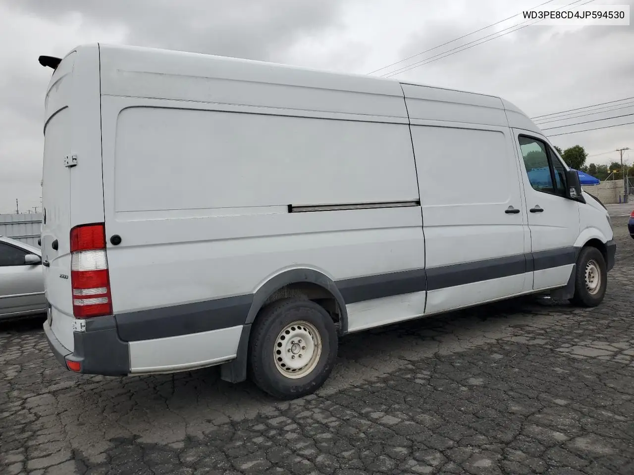2018 Mercedes-Benz Sprinter 2500 VIN: WD3PE8CD4JP594530 Lot: 53686965