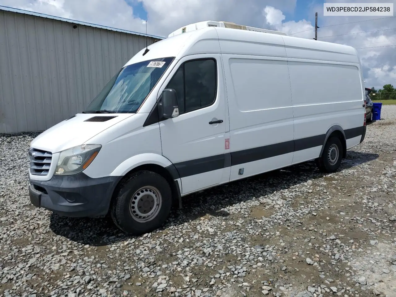 2018 Mercedes-Benz Sprinter 2500 VIN: WD3PE8CD2JP584238 Lot: 63129465