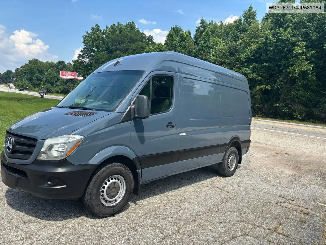 2018 Mercedes-Benz Sprinter 2500 VIN: WD3PE7CD4JP631084 Lot: 63246895