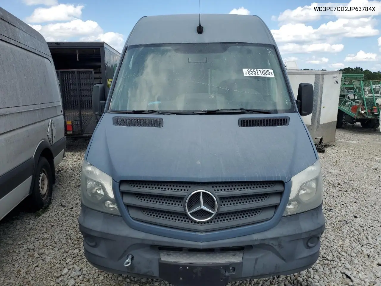 2018 Mercedes-Benz Sprinter 2500 VIN: WD3PE7CD2JP63784X Lot: 65521605