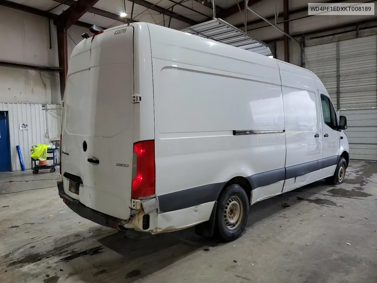 2019 Mercedes-Benz Sprinter 2500/3500 VIN: WD4PF1EDXKT008189 Lot: 50502085