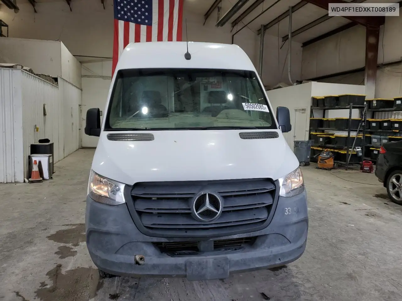 2019 Mercedes-Benz Sprinter 2500/3500 VIN: WD4PF1EDXKT008189 Lot: 50502085