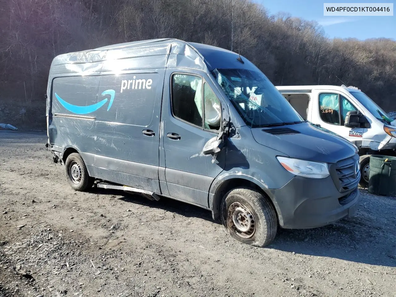 2019 Mercedes-Benz Sprinter 2500/3500 VIN: WD4PF0CD1KT004416 Lot: 52692305
