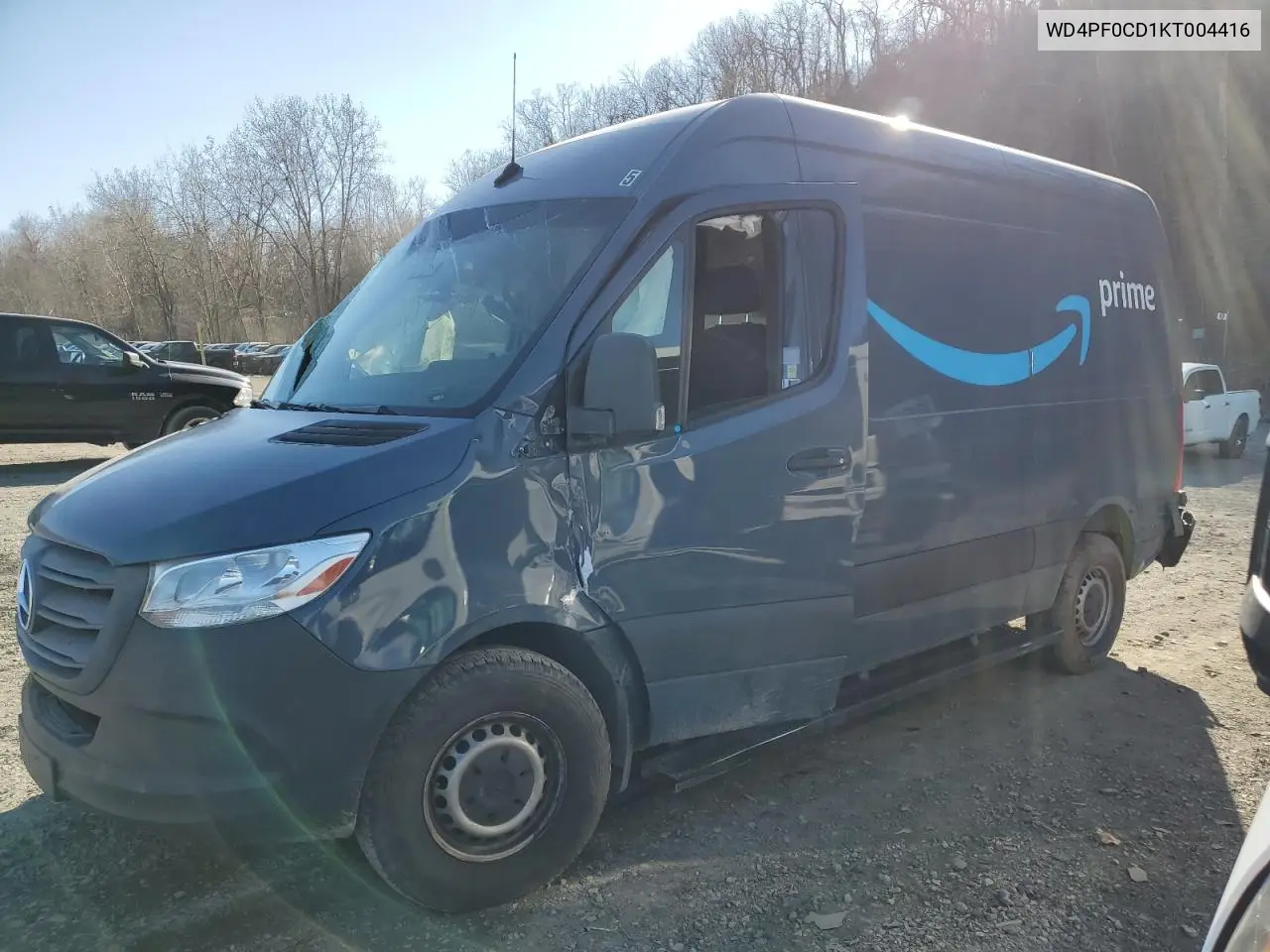 2019 Mercedes-Benz Sprinter 2500/3500 VIN: WD4PF0CD1KT004416 Lot: 52692305