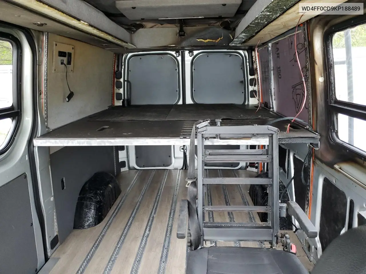 2019 Mercedes-Benz Sprinter 2500/3500 VIN: WD4FF0CD9KP188489 Lot: 53866345
