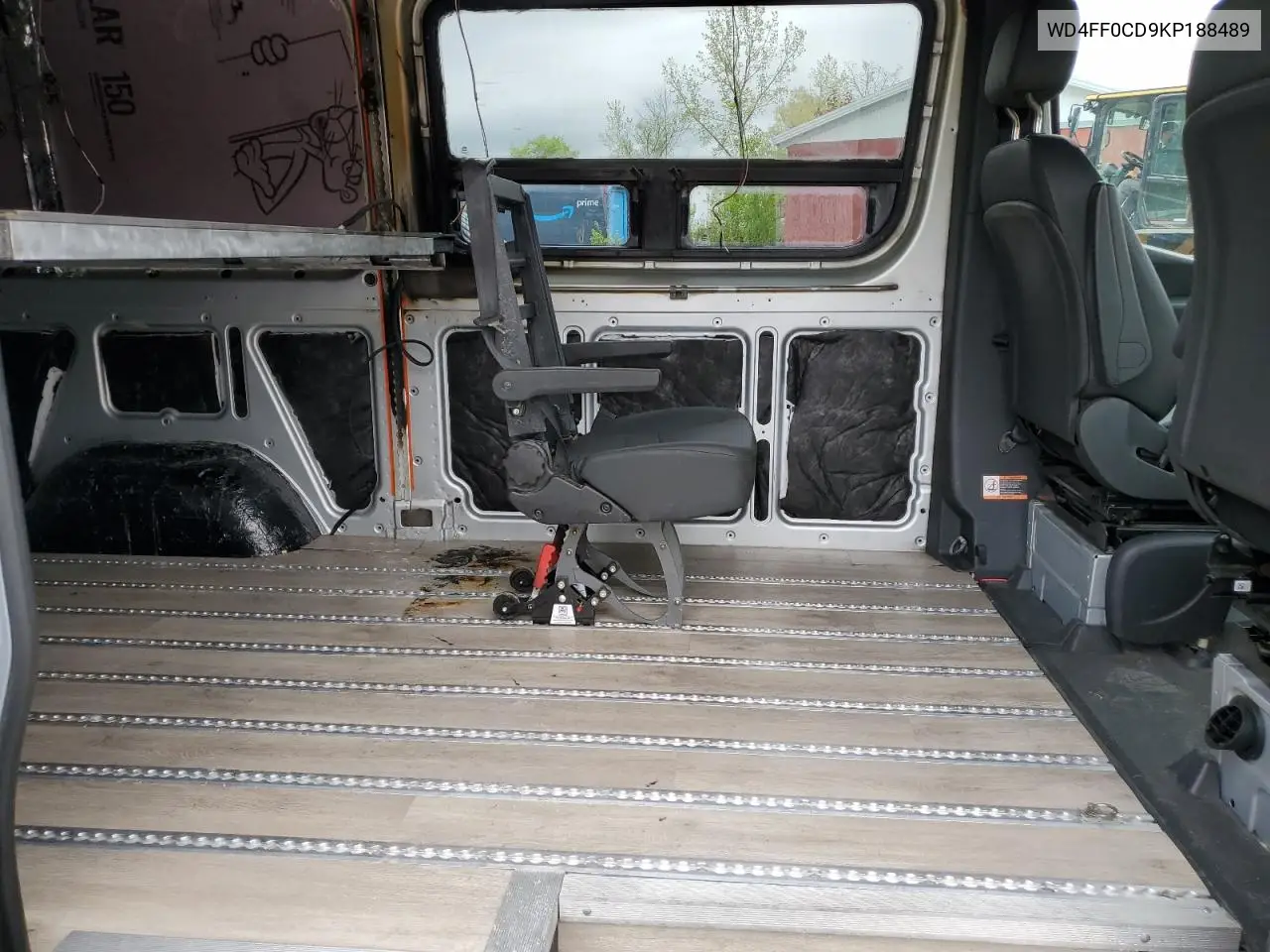 2019 Mercedes-Benz Sprinter 2500/3500 VIN: WD4FF0CD9KP188489 Lot: 53866345