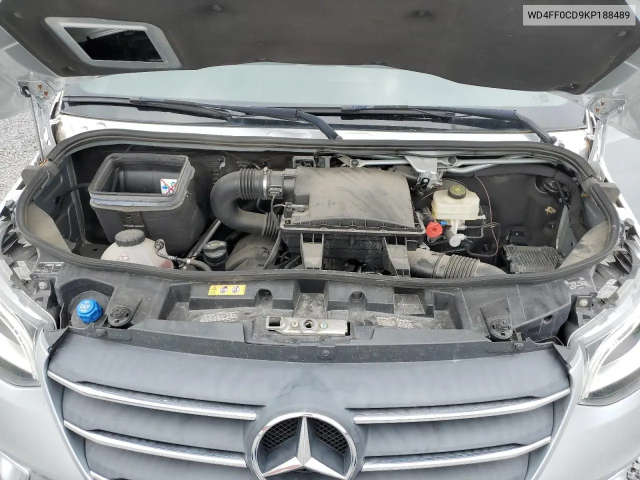 2019 Mercedes-Benz Sprinter 2500/3500 VIN: WD4FF0CD9KP188489 Lot: 53866345